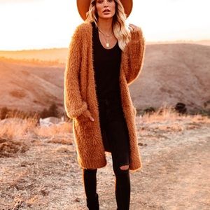 Vici Pearson Pocketed Knit Cardigan